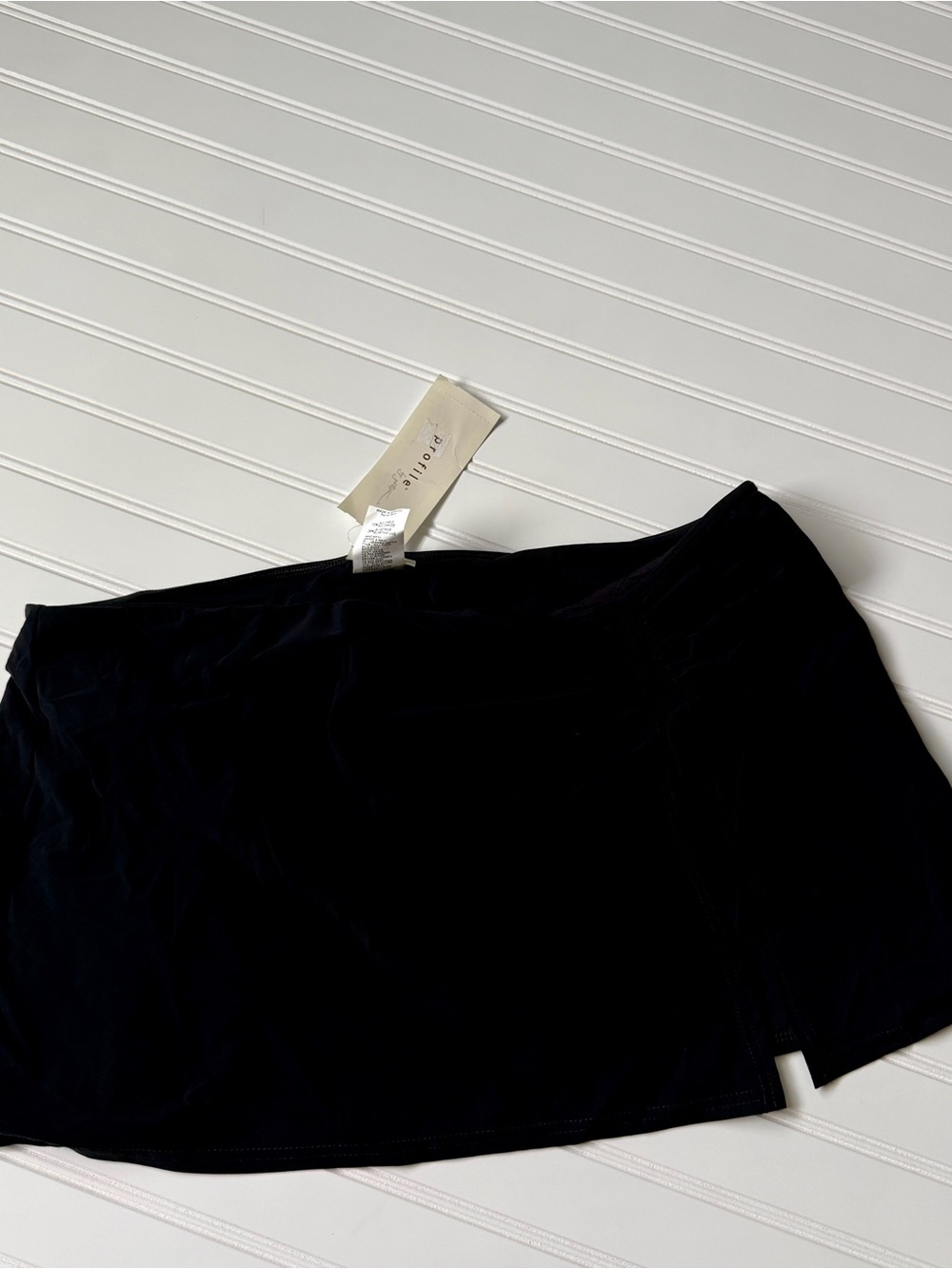 Profile By Gottex Black Swim Skirt w side split